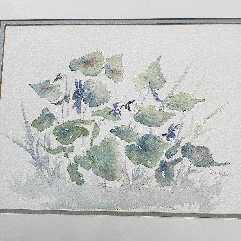 Signed Watercolor, Kay Wilson